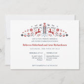 スカンジナビアフォークアートトナディアリハーサルディナー 招待状 (正面)