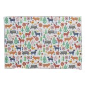 スカンジナビアフォークアートノルディックボホパタモダンーン 枕カバー (正面)