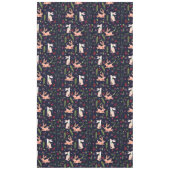 スカンジナビアフォークアートバニー テーブルクロス (正面)