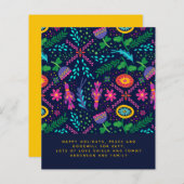 スカンジナビアフォークアートバーズフラワーズアニュアルレター (正面/裏面)