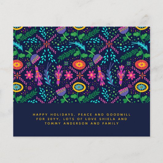 スカンジナビアフォークアートバーズフラワーズアニュアルレター (正面)