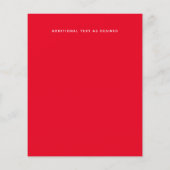 スカンジナビアフォークアートバードホリデーズアニュアルレター (裏面)