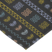 スカンジナビアフォークアートパターンテーブルクロス テーブルクロス (アングル)