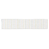 スカンジナビアフォークアートパターンテーブルランナー ショートテーブルランナー (横)