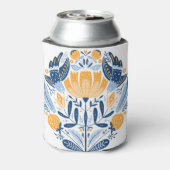 スカンジナビアフォークアートフローラオーナメント 缶クーラー (缶裏面)