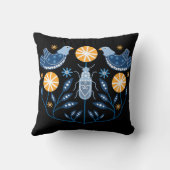 スカンジナビアフォークアートプリント | Nordic Decor Mug クッション (裏面)