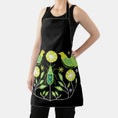 スカンジナビアフォークアートプリント | Nordic Decor Mug Th エプロン (インサイチュ)