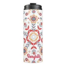 スカンジナビアフォークアートベルコメンテーブルランナー タンブラー