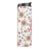 スカンジナビアフォークアートベルコメンテーブルランナー タンブラー (回転左)