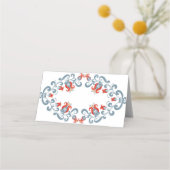 スカンジナビアフォークアートベルコンメン座席表 プレイスカード (正面)