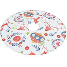 スカンジナビアフォークアートモノグラムクリスマス