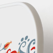 スカンジナビアフォークアートローズマリング | Uffda ピックルボールラケット