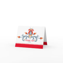 スカンジナビアフォークアート折り畳み感謝