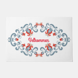 スカンジナビアフォークアート「ベルコメン」ウェルカムマット ドアマット
