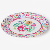 スカンジナビアフォークアート ペーパープレート (アングル)