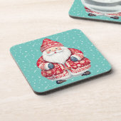 スカンジナビアフォークサンタクロース コースター (左側)