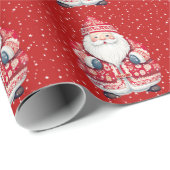 スカンジナビアフォークサンタクロース ラッピングペーパー (ロールコーナー)