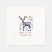 スカンジナビアフォークトナリアクリスマスパーティーサプライズ スタンダードカクテルナプキン (正面)