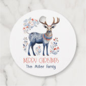 スカンジナビアフォークトナリアクリスマスパーティーサプライズ フェイバータグ (裏面)