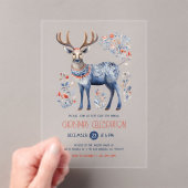 スカンジナビアフォークトナリアクリスマスパーティー招待状 アクリル招待状 (インサイチュ (ポータブル))