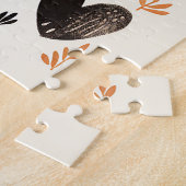 スカンジナビアフォークハートジグソーパズル ジグソーパズル (側面)