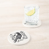 スカンジナビアフォークバードアートコースター コースター (側面)