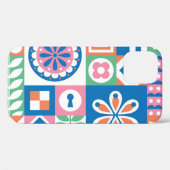 スカンジナビアフォークフローラ抽象芸術パターン Case-Mate iPhoneケース (裏面 (横))