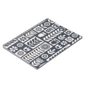 スカンジナビアフォーク芸術のシームレスなヴィンテージパターン ノートブック (左側)