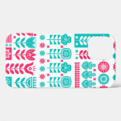 スカンジナビアフォーク芸術のシームレスなヴィンテージパターン Case-Mate iPhoneケース (裏面 (横))