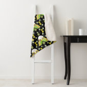 スカンジナビアフクロウフォークアートシェルパブランケット シェルパブランケット (インサイチュ)