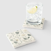 スカンジナビアフローラエレガンスストーンコースター ストーンコースター (横)