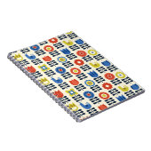 スカンジナビアフローラスパイラルノートブックジャーナル ノートブック (右側)