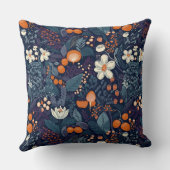 スカンジナビアフローラプリント クッション (裏面)