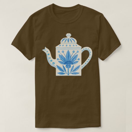 スカンジナビアフローラポット Tシャツ (デザイン正面)