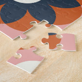 スカンジナビアフローラ:ヴィンテージシームレスデザイン ジグソーパズル (側面)