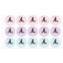 スカンジナビアベアオンバイクミニマリストパステル