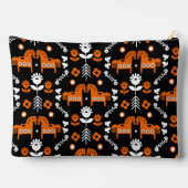 スカンジナビアホースフォークアート アクセサリーポーチ (裏面)