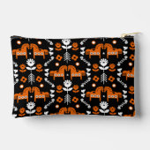 スカンジナビアホースフォークアート アクセサリーポーチ (裏面)