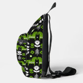 スカンジナビアホースフォークアート スリングバッグ (右)