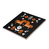 スカンジナビアホースフォークアート タイル (側面)