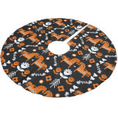 スカンジナビアホースフォークアート ブラッシュドポリエステルツリースカート (アングル)