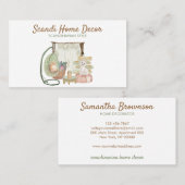 スカンジナビアボホデコールキャットドッグノースディックニューホーム 名刺 (正面/裏面)