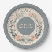 スカンジナビアボホフローラ ペーパープレート (正面)