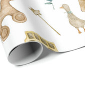 スカンジナビアボホ子供部屋ダック ラッピングペーパー (ロールコーナー)