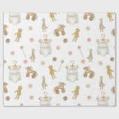 スカンジナビアボホ子供部屋パターン ラッピングペーパー (フラット)