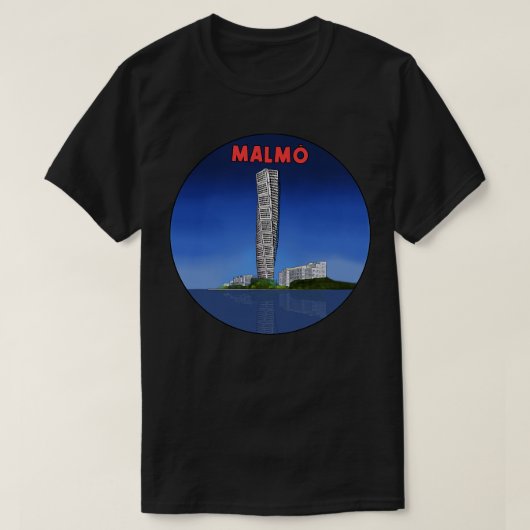 スカンジナビアマルモスウェーデン Tシャツ (デザイン正面)