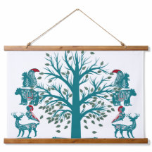 スカンジナビアモダンアートノルディックツリーオブライフウォール