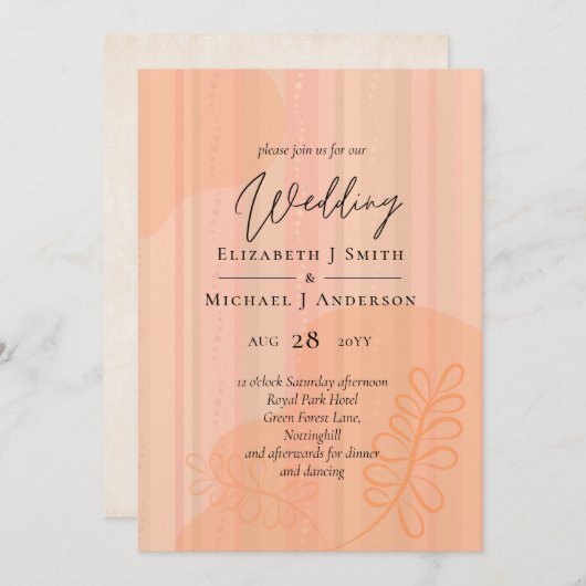 スカンジナビアモダンジャパニ結婚抽象芸術 (正面/裏面)