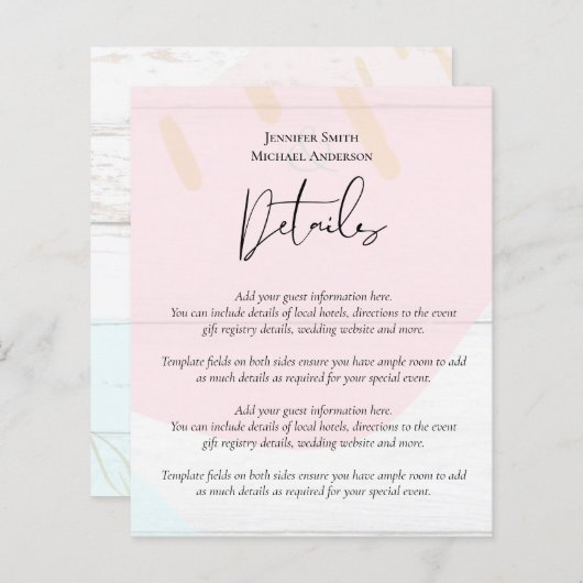 スカンジナビアモダンジャパニ結婚抽象芸術 (正面/裏面)