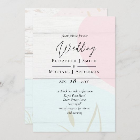 スカンジナビアモダンジャパニ結婚抽象芸術 (正面/裏面)